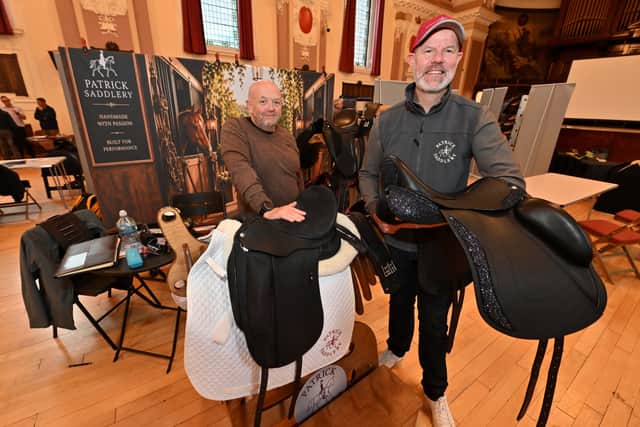 Sean Jeffs and Les Nolan of Patrick Saddlery spoke about the history of the trade in Walsall