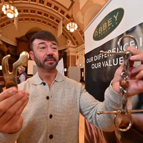 Craig Evans of Abbey England, one of the country's last brass foundry and based in Walsall.