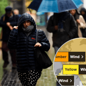 A warning for high winds is in place this weekend as Storm Boelo lands