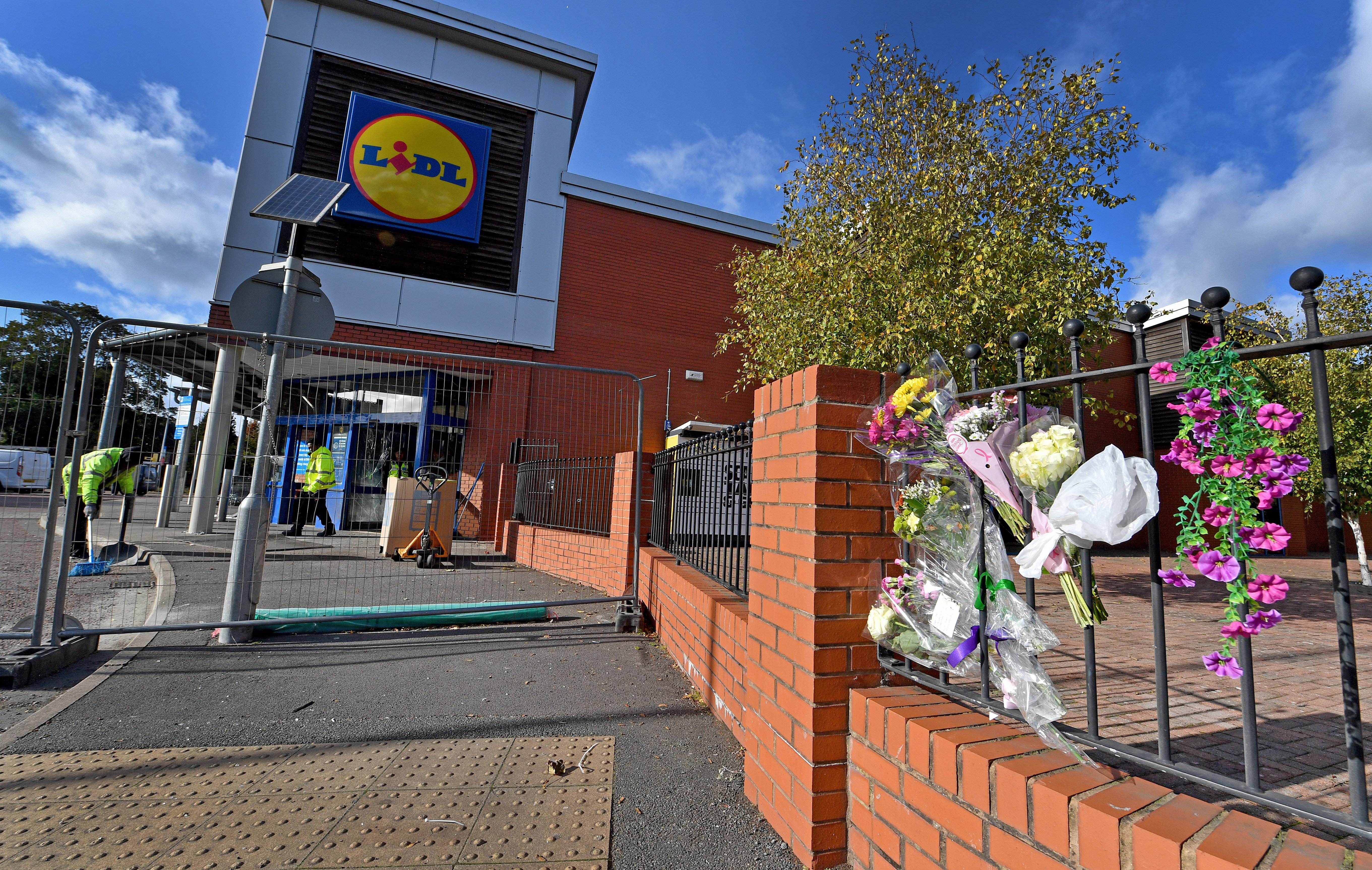 Tributes to man killed and those injured in Wolverhampton Lidl crash left at scene