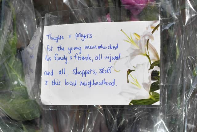 The heartfelt message was made by a member of the public