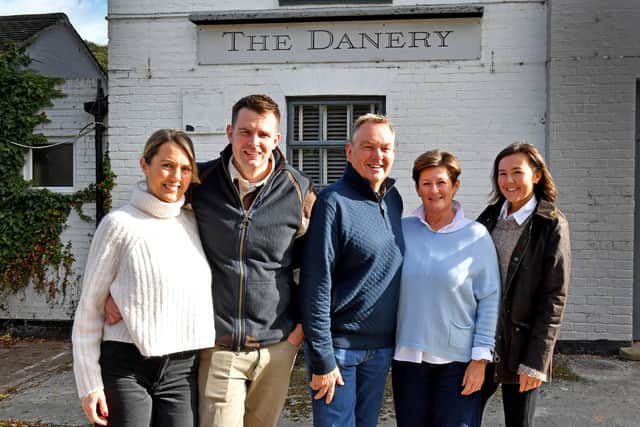 Lauren and James Meadows, Mark and Sara Meadows and Henni Meadows
Tim Thursfield/Iconic Media Group