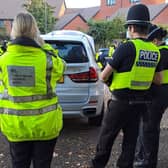Vehicles were seized during the operation in Solihull