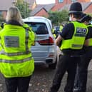 Vehicles were seized during the operation in Solihull