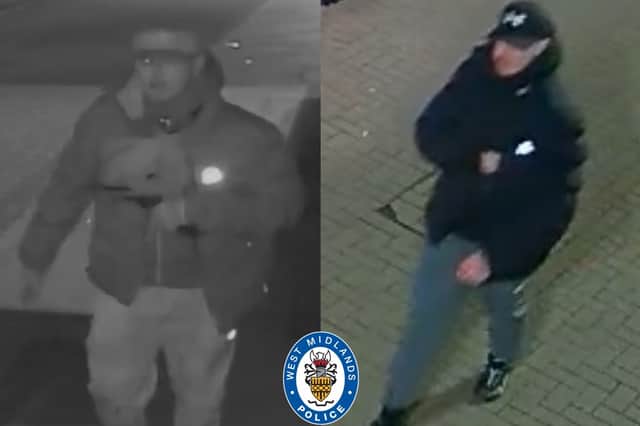 Police have released an image of this man as part of the appeal. Photo: West Midlands Police