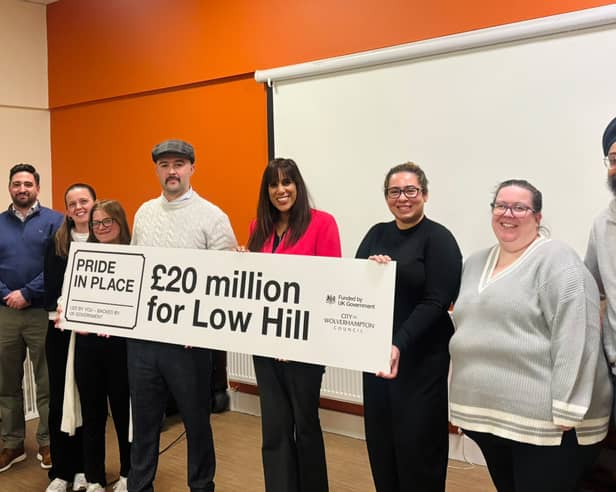 Sureena Brackenridge MP, centre, welcomes the expansion of the £20 million Low Hill Pride in Place initiative