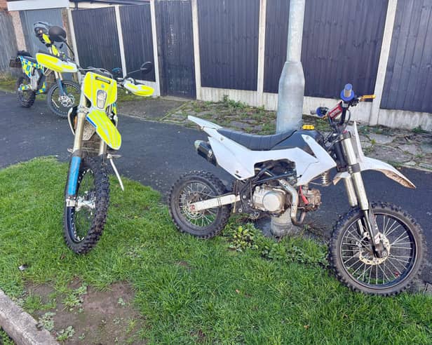 A number of bikes were seized and taken off the road. Photo: Staffordshire Police
