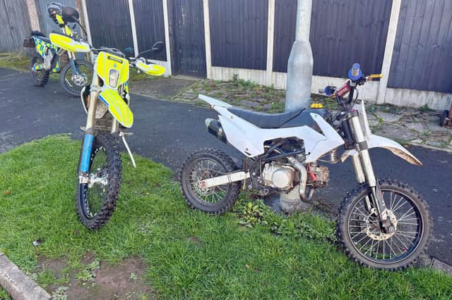 A number of bikes were seized and taken off the road. Photo: Staffordshire Police