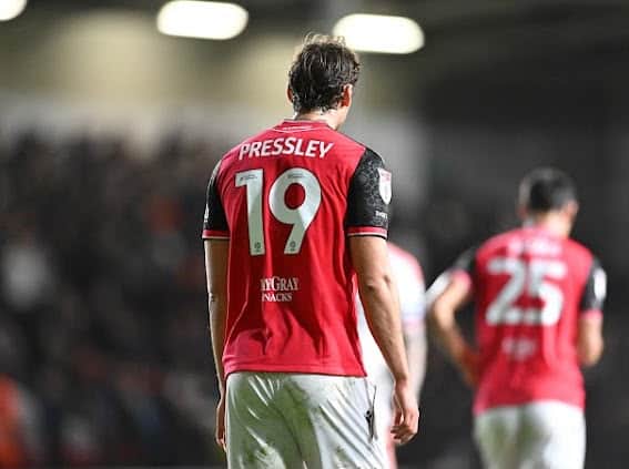 Pressley extended his season tally to nine goals for Walsall.