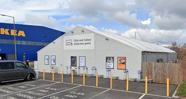 Ikea's 'click and collect' collection point in Wednesbury