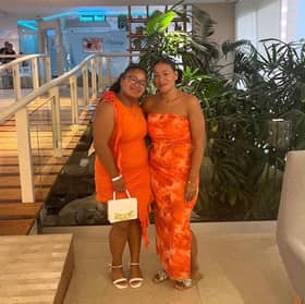 Deneka and friend Katie 