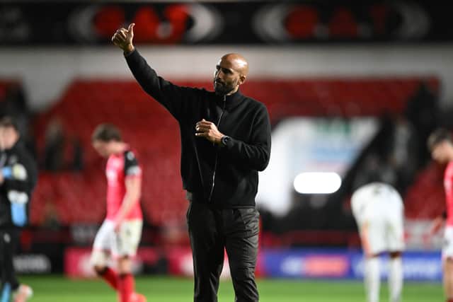 Walsall head coach Lee Grant suffered his first league defeat.