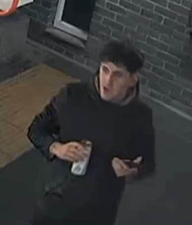 Detectives would like to speak to the man pictured