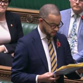 Newcastle-under-Lyme MP Adam Jogee during the House of Commons debate on jobs and employment in Staffordshire