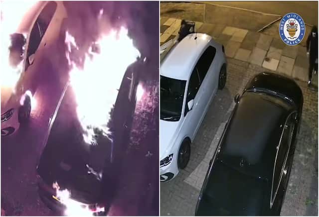 Appeal after cars set ablaze in Great Barr