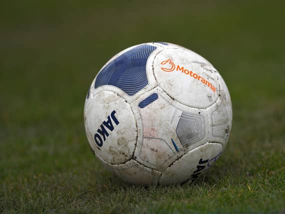 A general view of a football