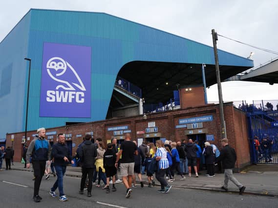 Sheffield Wednesday fans arrive