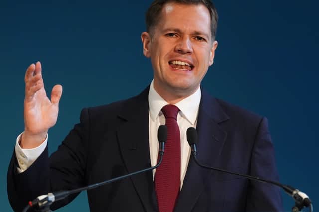 Reform UK Treasury spokesman Robert Jenrick called for a ‘break-glass Budget’ (Jonathan Brady/PA)