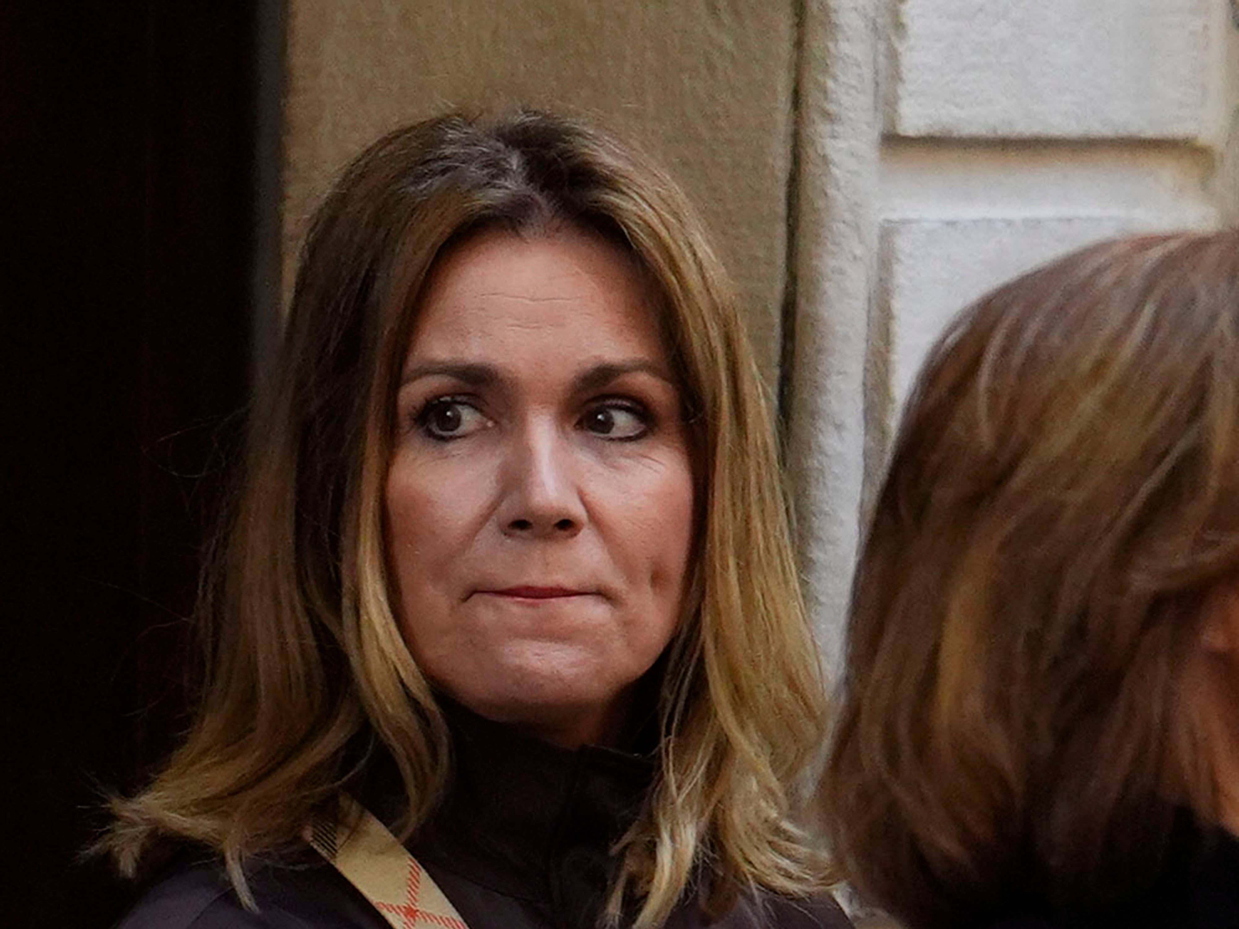 Susanna Reid at the memorial service