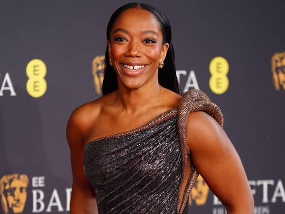 Naomi Ackie attending the EE Bafta Film Awards 2025 at the Royal Festival Hall, Southbank Centre, London