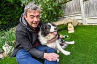 Pete Davies, from Burton, has adopted Billie the Collie from RSPCA