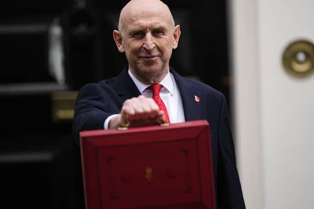 Chancellor John Healey on his first Budget Day on October 28