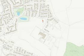 Map of the development site at Priorslee, Telford.