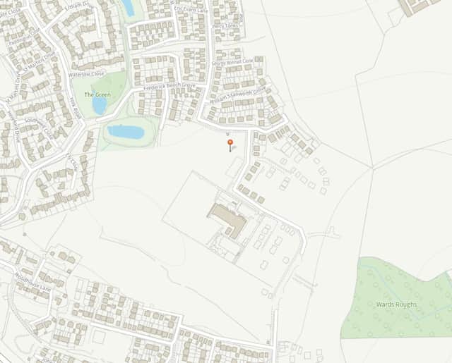 Map of the development site at Priorslee, Telford.