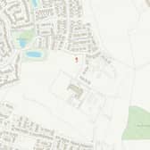Map of the development site at Priorslee, Telford.
