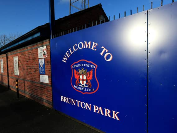 A general view of Brunton Park