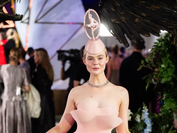 Elle Fanning attends a fan screening of The Hunger Games: Sunrise on the Reaping, at Westfield in west London