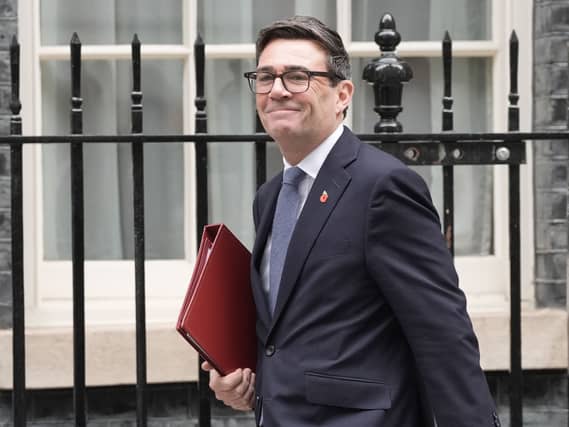 Prime Minister Andy Burnham leaves 10 Downing Street, London, to attend Prime Minister’s Questions
