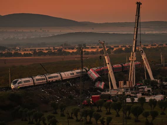APTOPIX Spain Train Crash