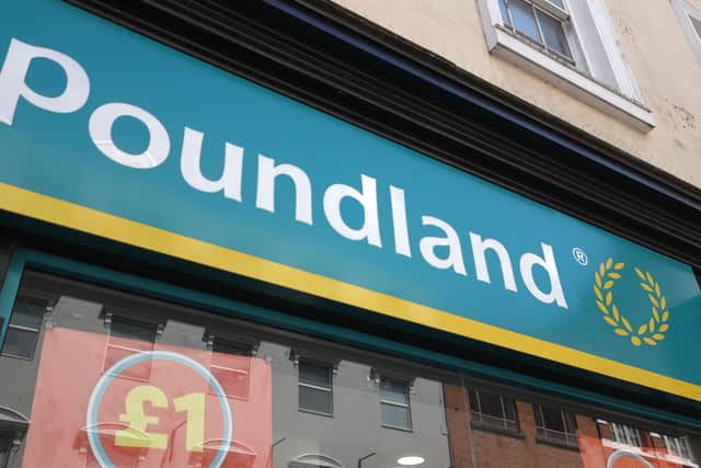 A Poundland shop