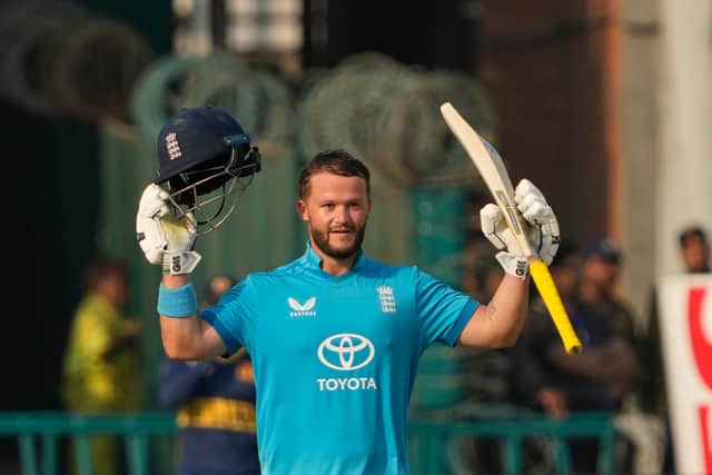 Ben Duckett hit another century in Lahore (K.M. Chaudary/AP)