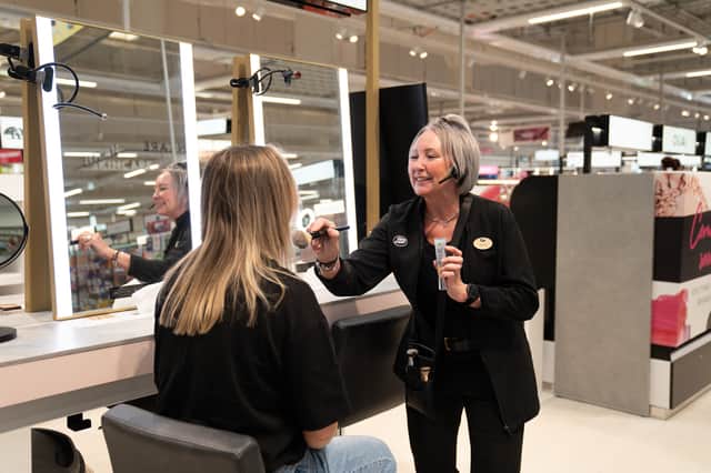 A beauty consultant at Boots