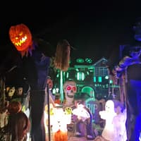 17 pictures show spectacular Halloween lights display at Staffordshire home raising money for dogs charity