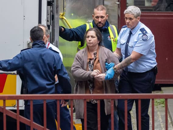 Erin Patterson arrives at the Supreme Court of Victoria in Melbourne last year