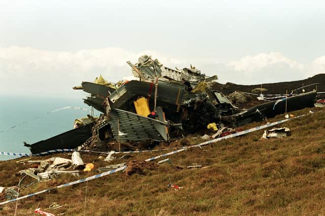 The Chinook crashed on the Mull of Kintyre in 1994 (Chris Bacon/PA)