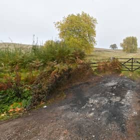 Kinver/Enville,  Sheep Walk Lane. Burnt out car with a body has been found.