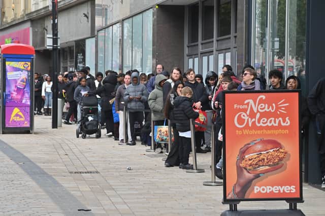 Popeyes chicken shop opens in Wolverhampton