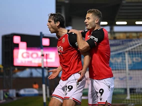 Aaron Pressley made it 2-1 with his 10th goal of the season in all competitions.