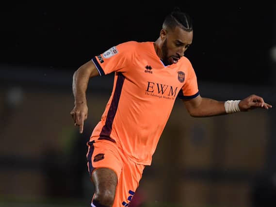 Micah Obiero in action for Carlisle