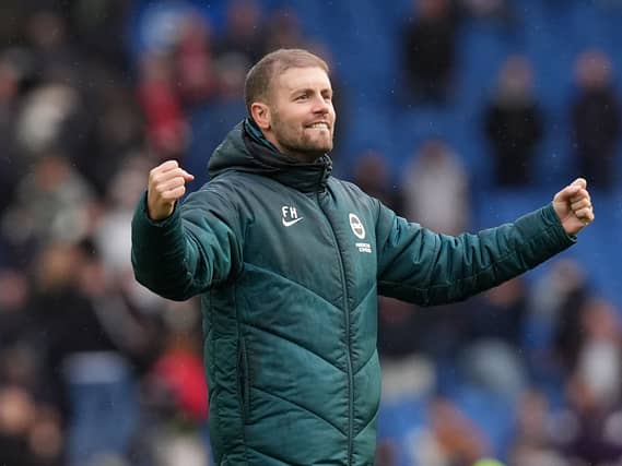 Brighton manager Fabian Hurzeler