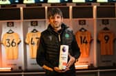 Tariq Ali with the Barclays Premier League Community Icon of the month award.