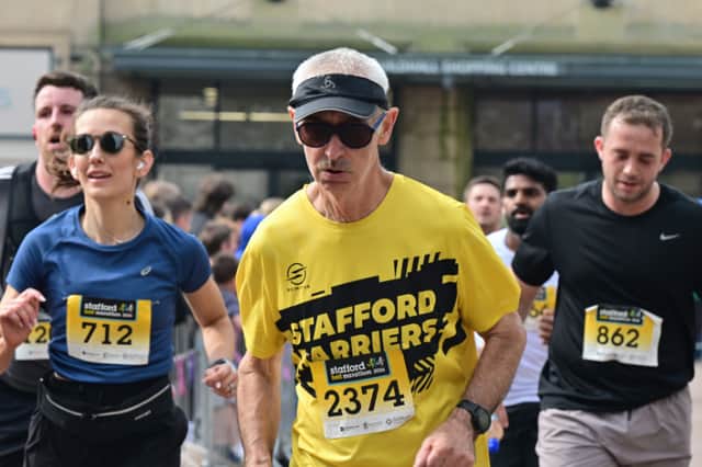 Runners at the Stafford Half Marathon