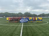 Players at last year's Leon Taylor Memorial match.
