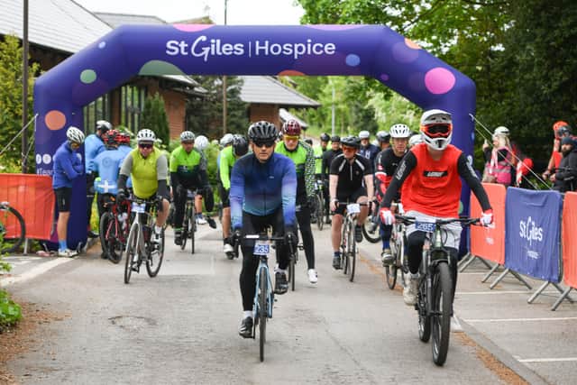 Cyclists at the Cycle Spring event