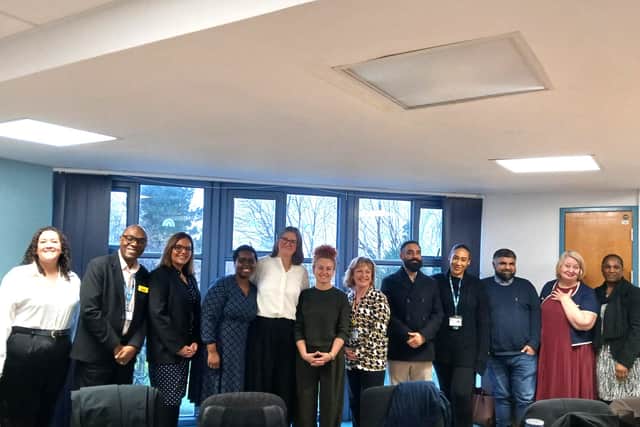 PCREF Governance Group members and Ambassadors at Black Country Healthcare Trust Board meeting