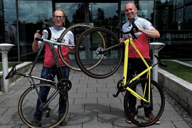 From left: UKSE regional manager Steve Grice with regional executive Mike Lowe